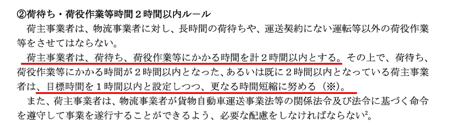ドライバーの荷待ち荷役時間削減「2時間以内ルール」の成功の秘訣とは…