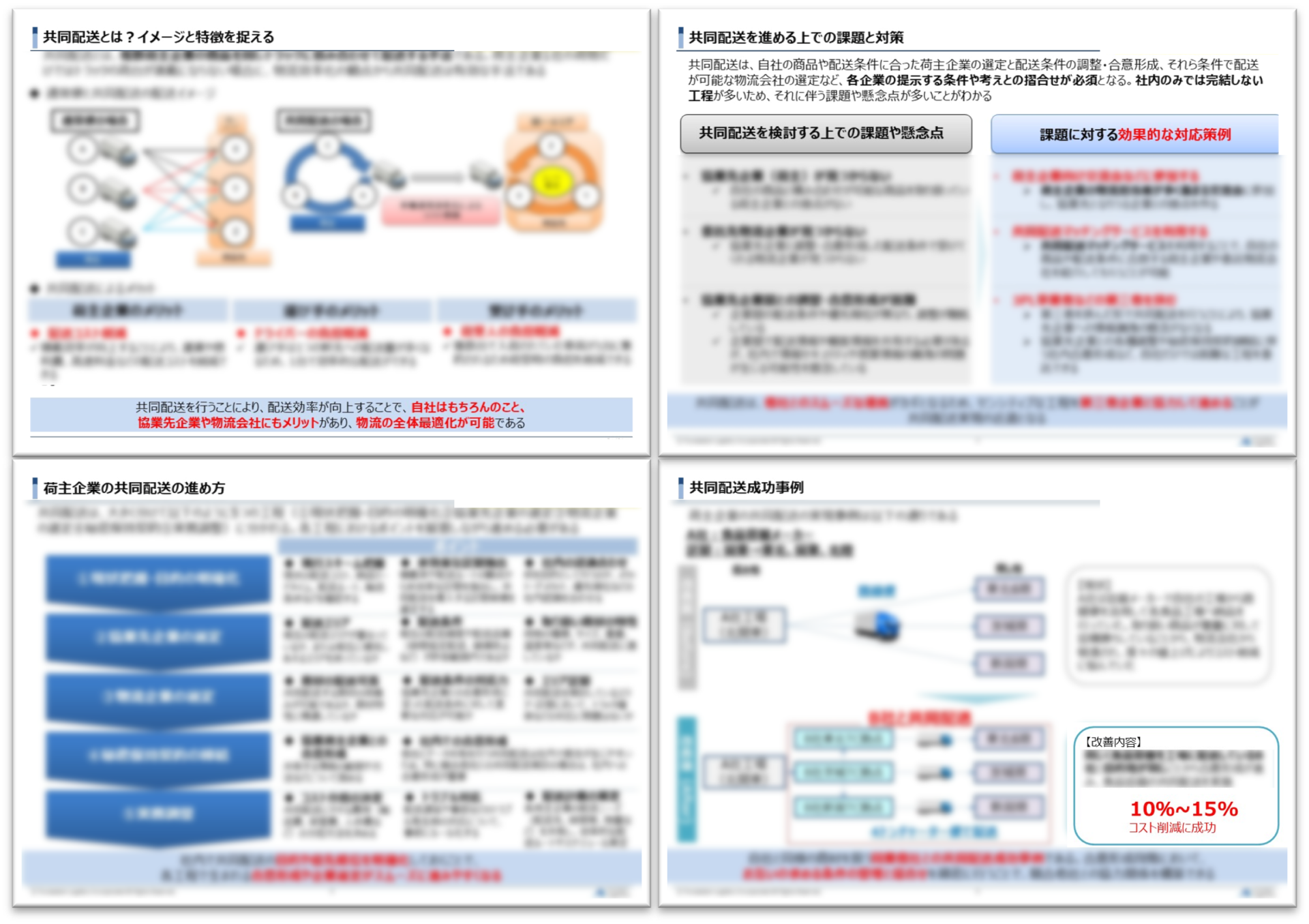 成功事例から学ぶ！物流コスト削減と物流品質向上を実現する共同配送完全ガイド【無料ダウンロード】